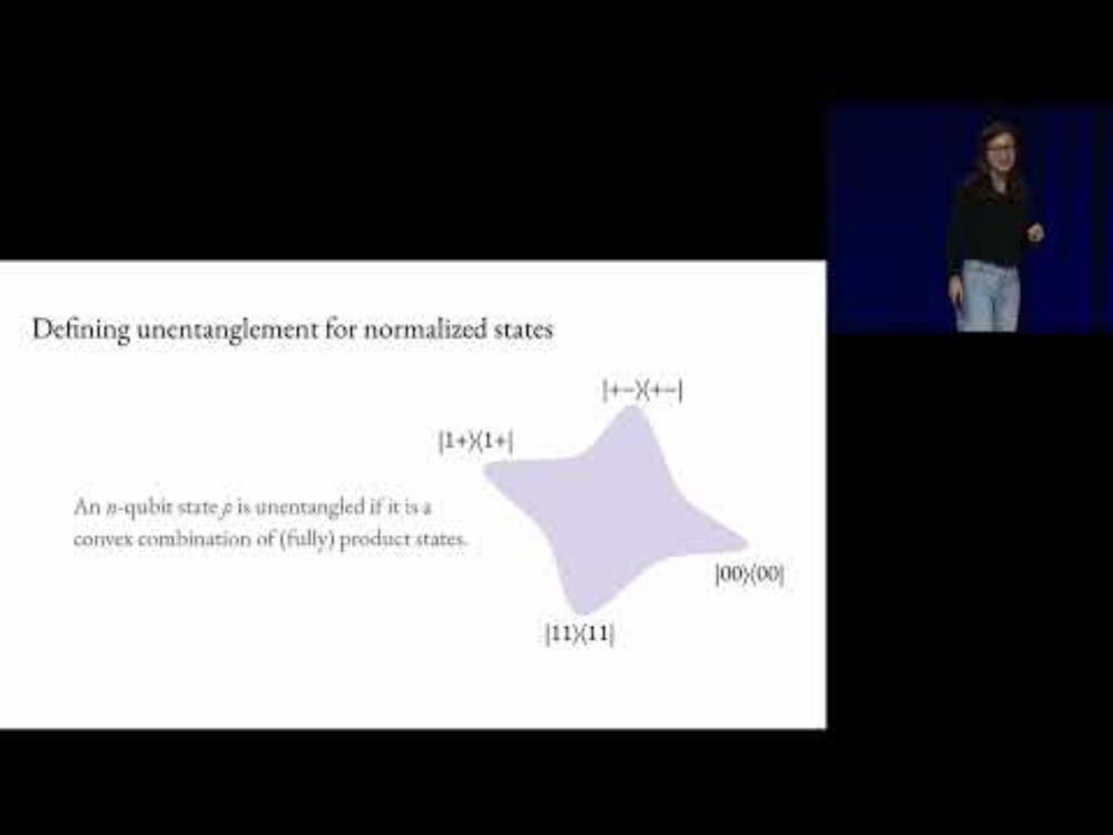 Ewin Tang: "High-Temperature Gibbs States are Unentangled and Efficiently Preparable" (QIP 2025)