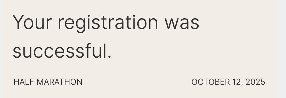 Registered for the Munich Half marathon in October, going to be the last one of the year 2025. If you're in Munich and planning to run, please let me know.  #halfmarathon