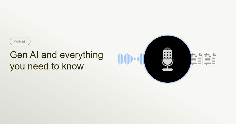 New episode of This is Tech Talks is live, this time we deep dive into Gen AI with our guest @aravindputrevu , go ahead and listen to the episode as we talk about everything you need to know about Gen AI with our hosts @SonuKapoor1978 and myself   YT: https://youtu.be/VFlik7TiNE0