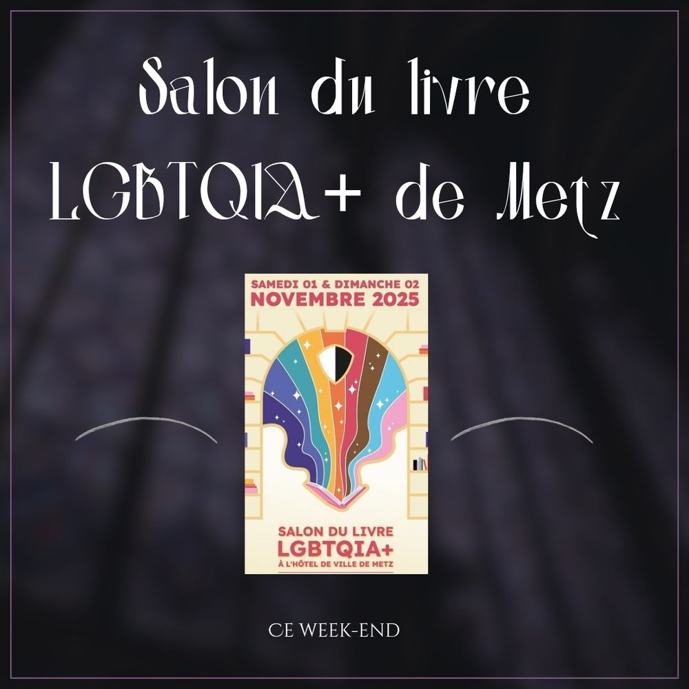 Salon du livre LGBT de Metz 

(Visuel du salon dans les tons pastels)

Ce weekend
