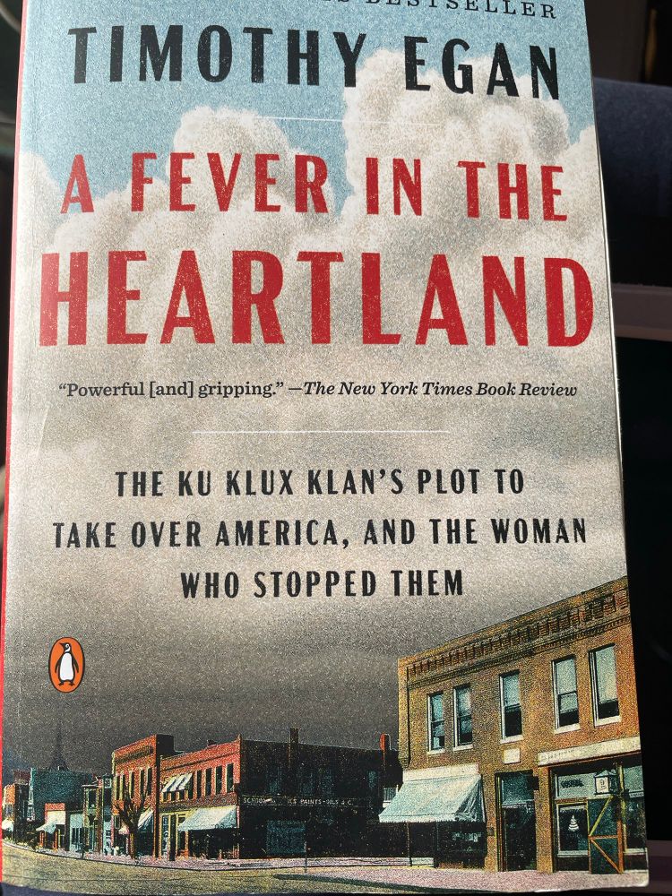 Tim Egan’s book “A Fire in the Heartland” 
