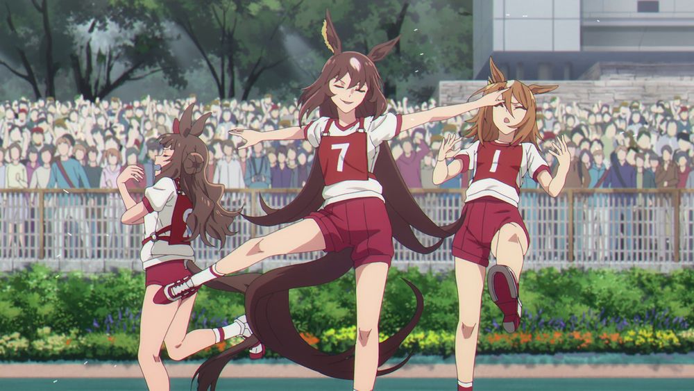 Sirius Symboli returns from Europe and shows off some dance moves only to take out one of the racers. I guess that's one way to increase your chances of winning.