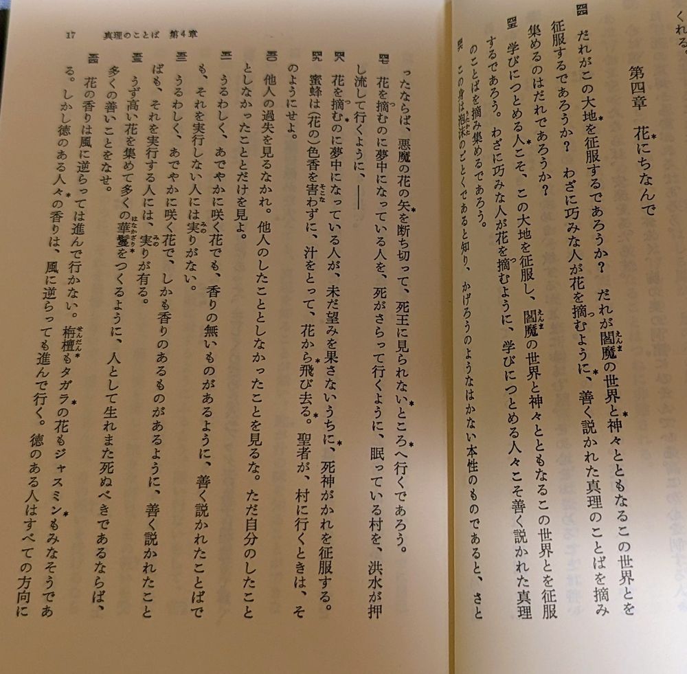 岩波文庫 ブッタの真理の言葉 感興の言葉
中村 元訳