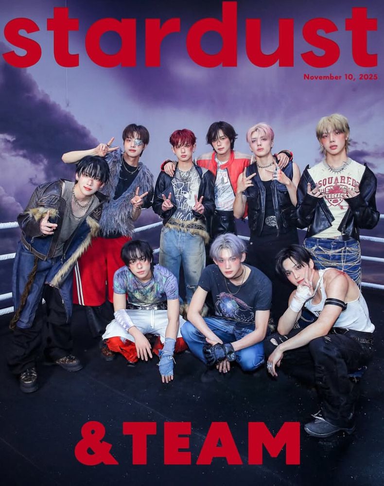 &Team kpop Jpop Stardust magazine