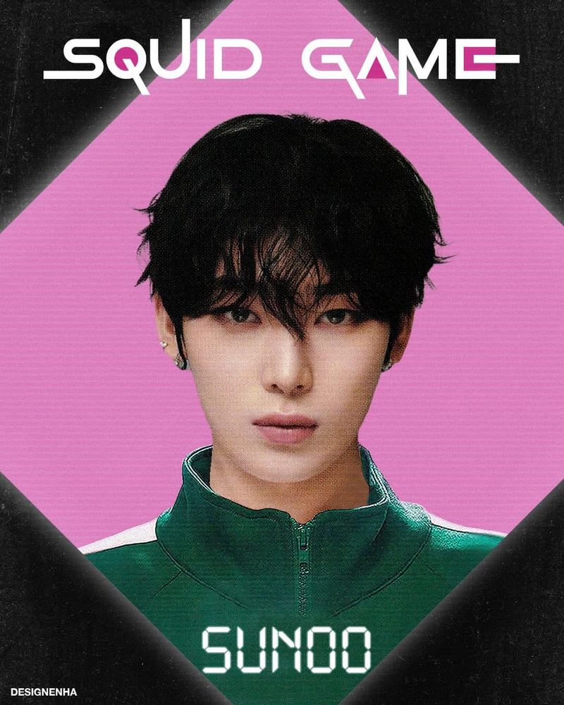 Sunoo Enhypen kpop Squid Game