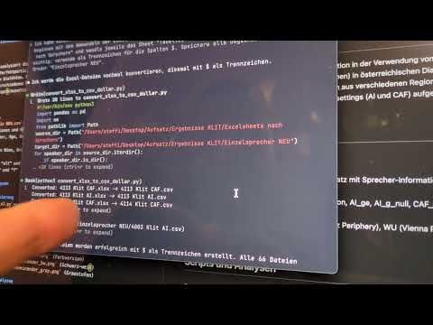 Linguist uses Claude Code to slice, dice, analyze, and visualize data - Part 1 (German)