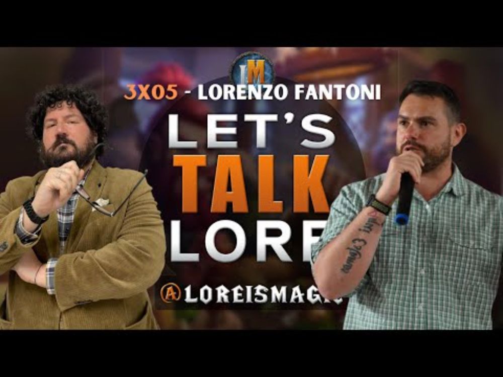 LET'S TALK LORE 3X05 - con LORENZO FANTONI: Warhammer ci aiuta a immaginare un mondo più bello 🤖