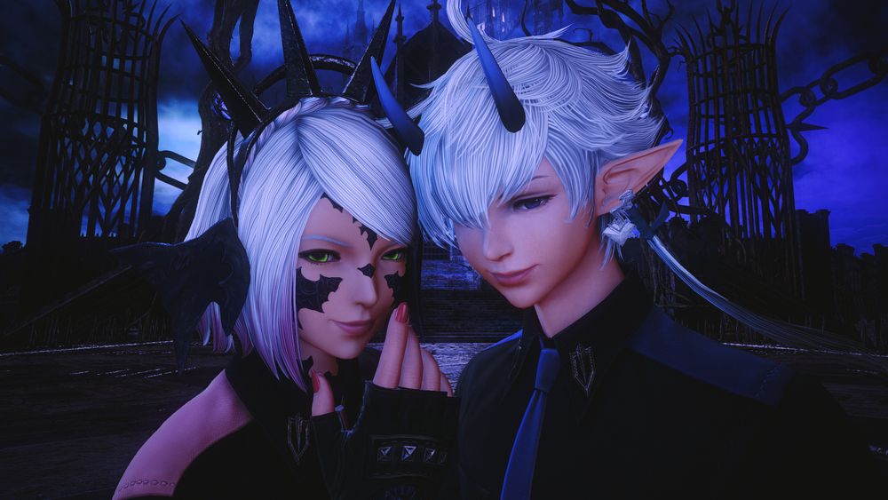 A close up on their faces
