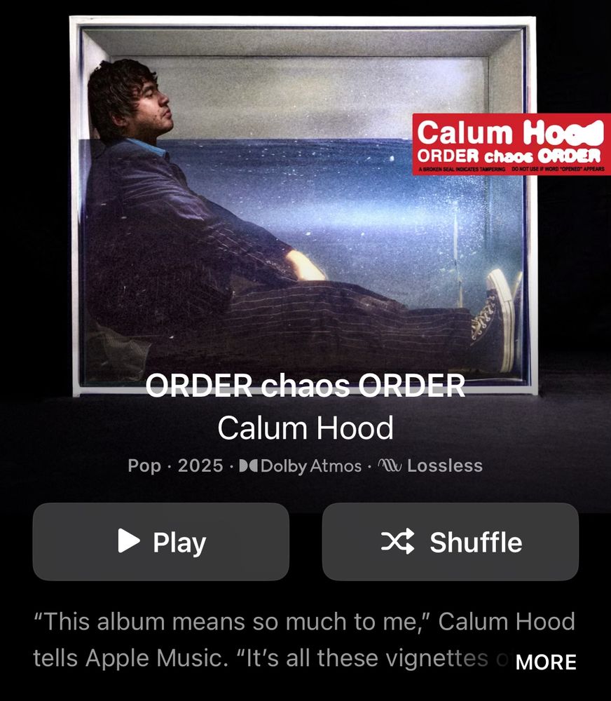 The cover of Calum Hood’s new album 