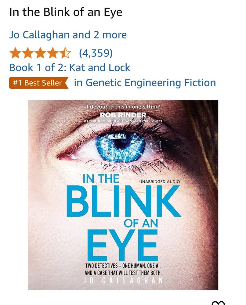 Screen shot of In the Blink of an Eye