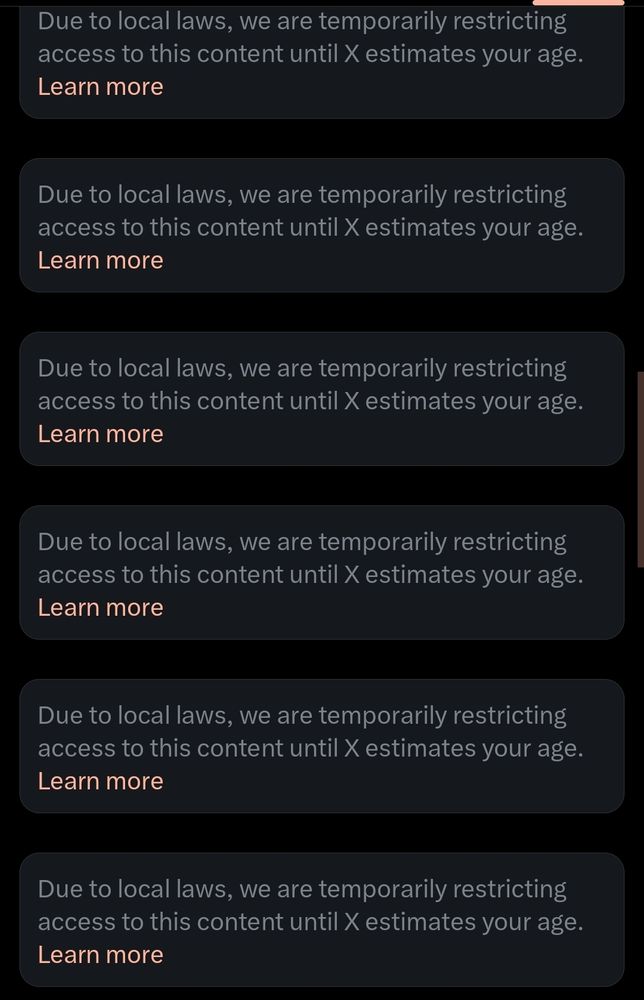 I'm not from the UK but my twitter is now restricting viewing of posts deemed "adult". Why?