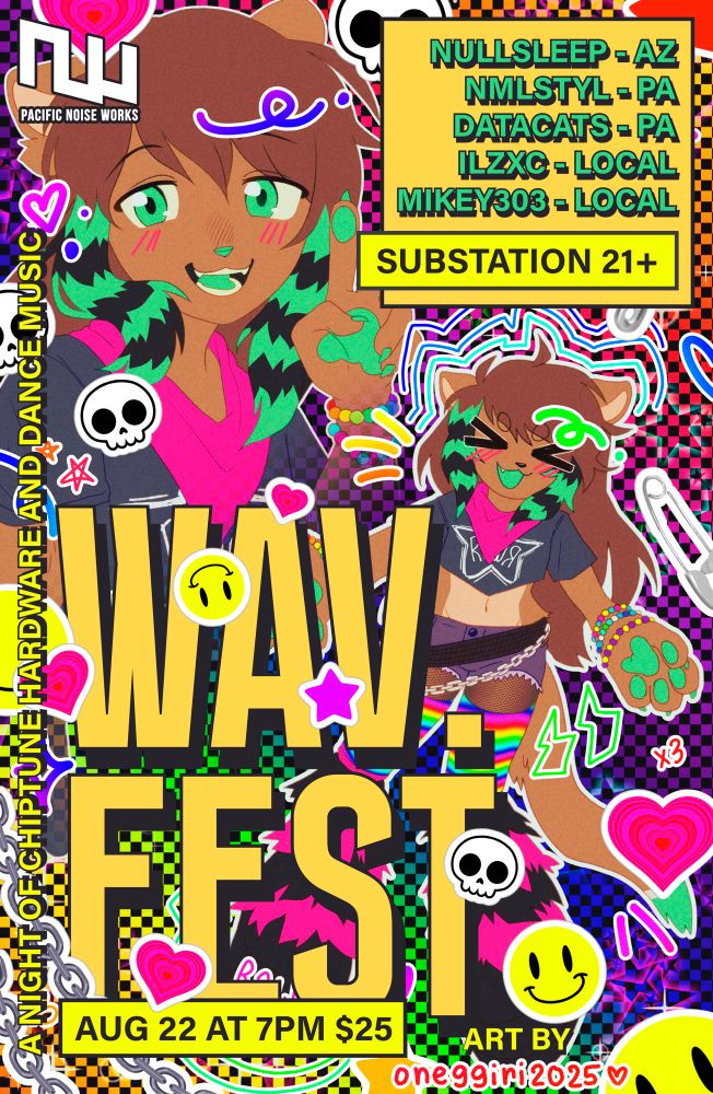 Wav.fest flyer.