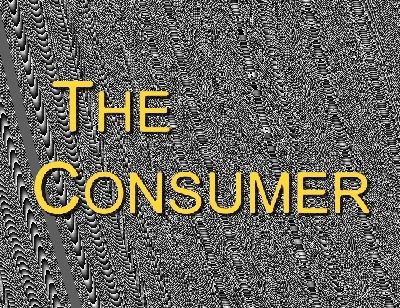 THE CONSUMER game title screen