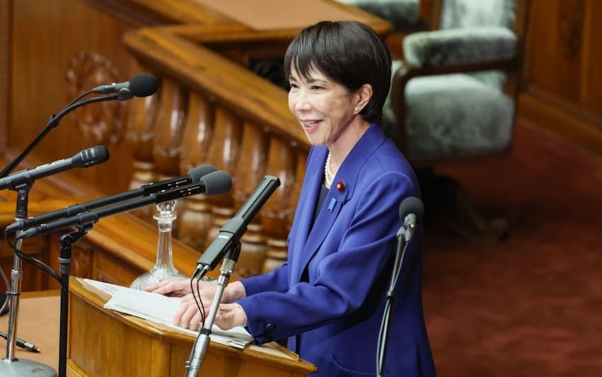 高市内閣総理大臣
所信表明演説