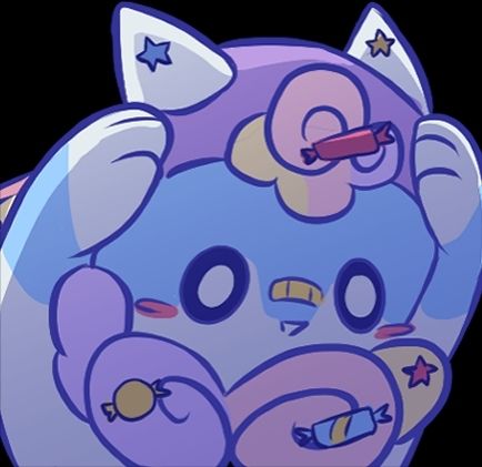 emote of Bitsbops in the pose of the "not like this" twitch emote: looking horrified with his paws over his head, hiding.