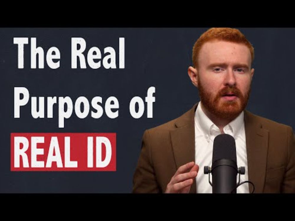 Real ID Is Not About Keeping You Safe