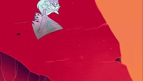 Helluva Boss Character screaming YES