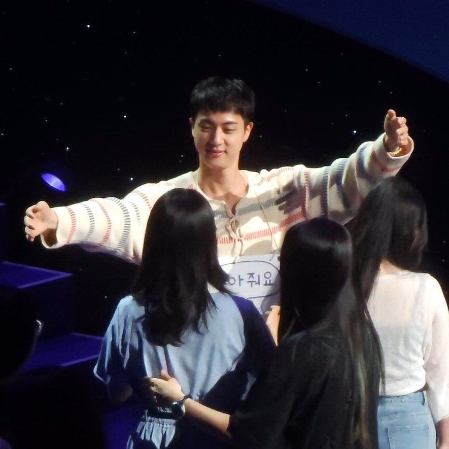 Jin at the hug event festa 2024 - 2