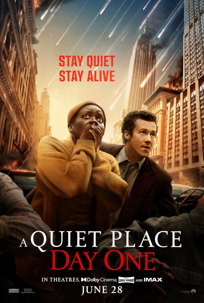 A Quiet Place: Day One (2024) ⭐ 6.3 | Drama, Horror, Sci-Fi