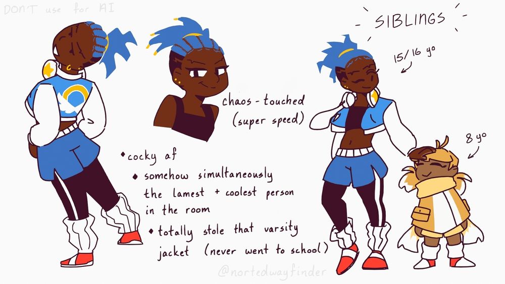 Sonic as a human. There's plenty of takes on these, so I wanted to throw one in the ring. I don't know what gender he is and neither does he. 
