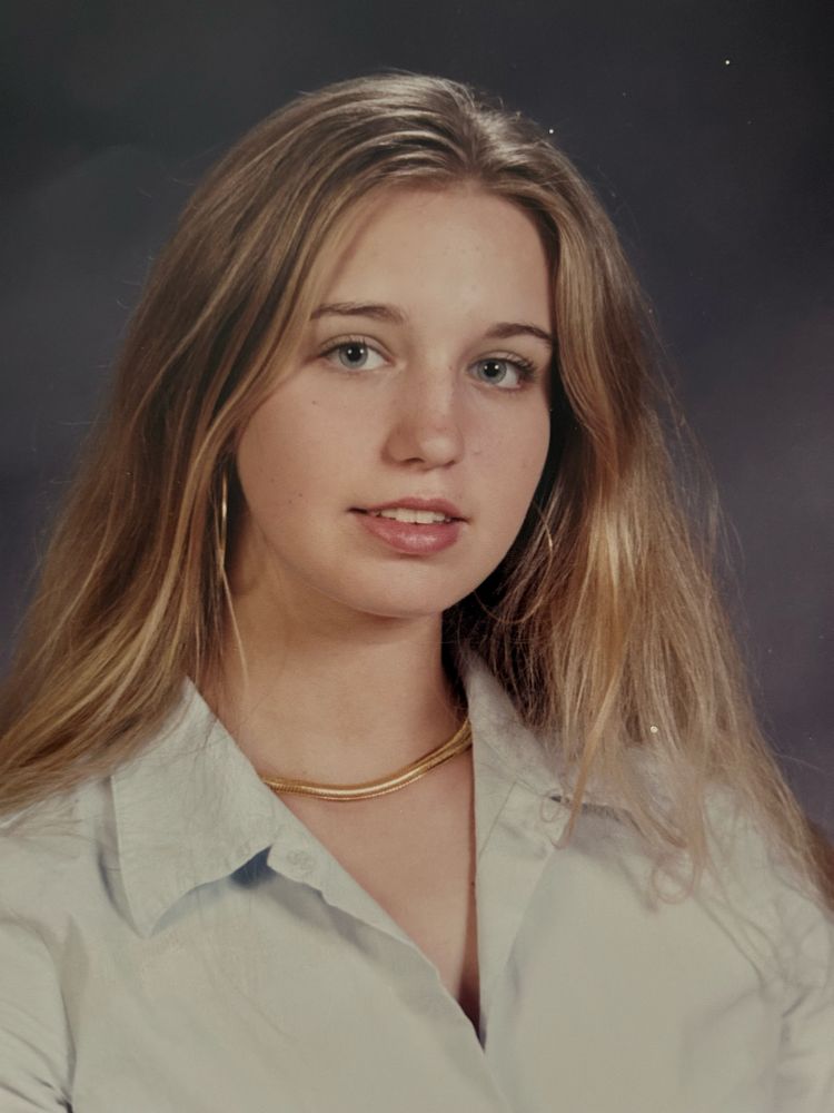 A yearbook photo of me from either 1999 or 2000