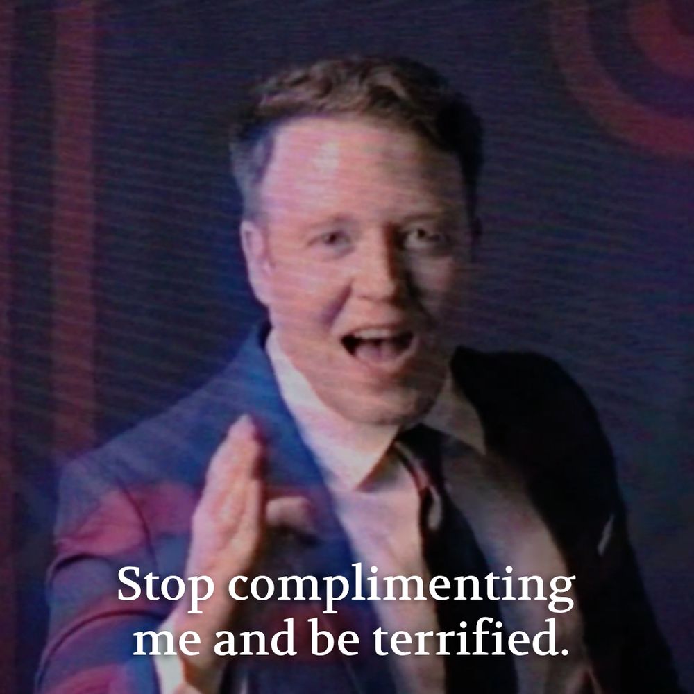 Brennan Lee Mulligan addressing camera directly saying 