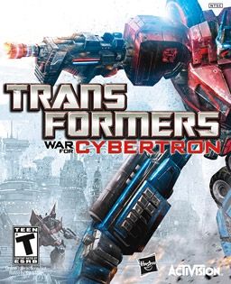 the cover of transformers war for cybertron