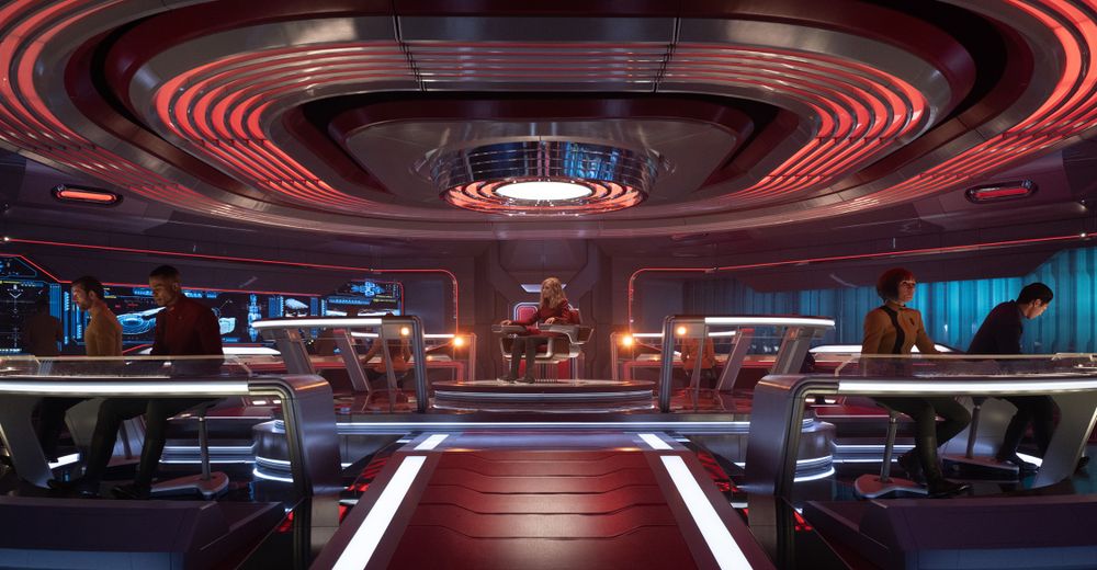 The bridge of the USS Athena