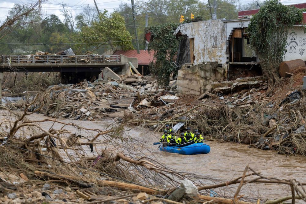 Helene death toll tops 100 across six states, as N.C. towns await more help