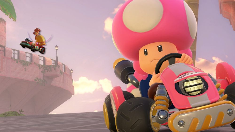 Toadette is looking for Daisy... but little does she know... she's right behind her...