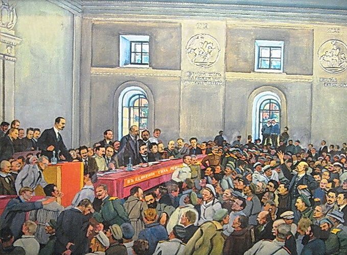 There is such a party! (Lenin on the 1st All-Russian Congress of Workers' and Soldiers'Deputies in Petrograd)