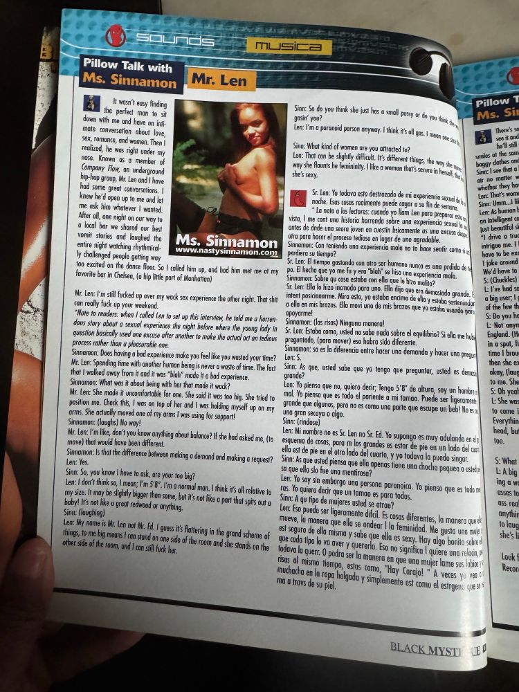 Page 1 bilingual interview with Mr. Len of Company Flow