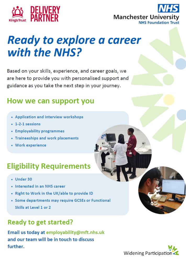 Kings Trust flyer. Image repeats and expands on information in post.