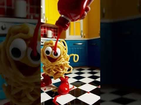 Spaghettino ketchuppino #spaghettinoketchuppino #italianbrainrot #brainrot #parody