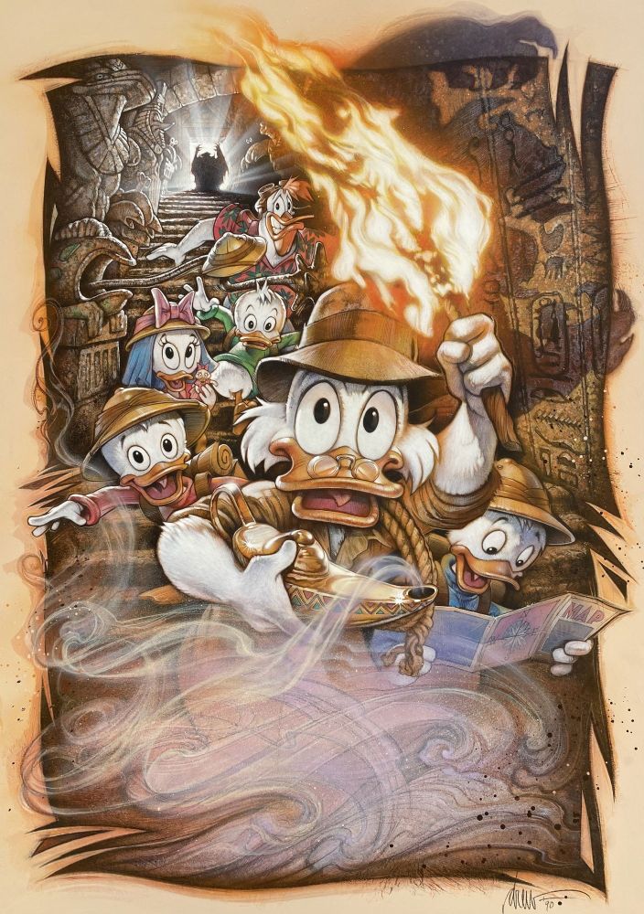 Drew Struzan's Ducktales movie poster