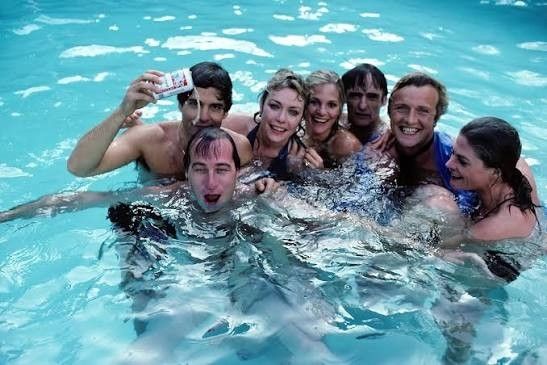 Chris Sarandon, Craig T. Nelson, Cassie Yates, Helen Shaver, Dennis Hopper, Rutger Hauer, Meg Foster from THE OSTERMAN WEEKEND (1983).