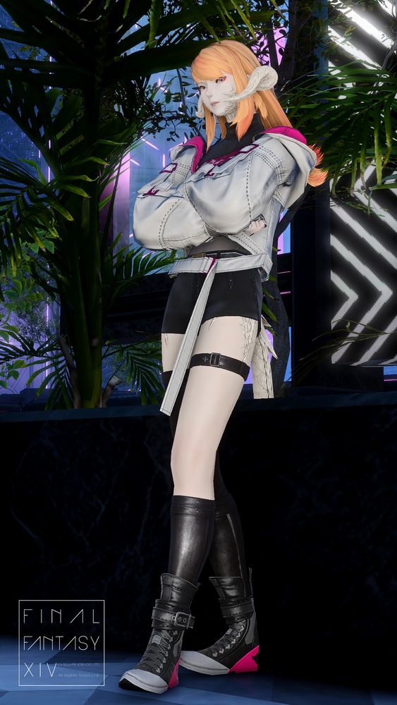 金髪にしたので、実質ギャル化。
#FF14 #FF14SS #前角倶楽部 #アウラ