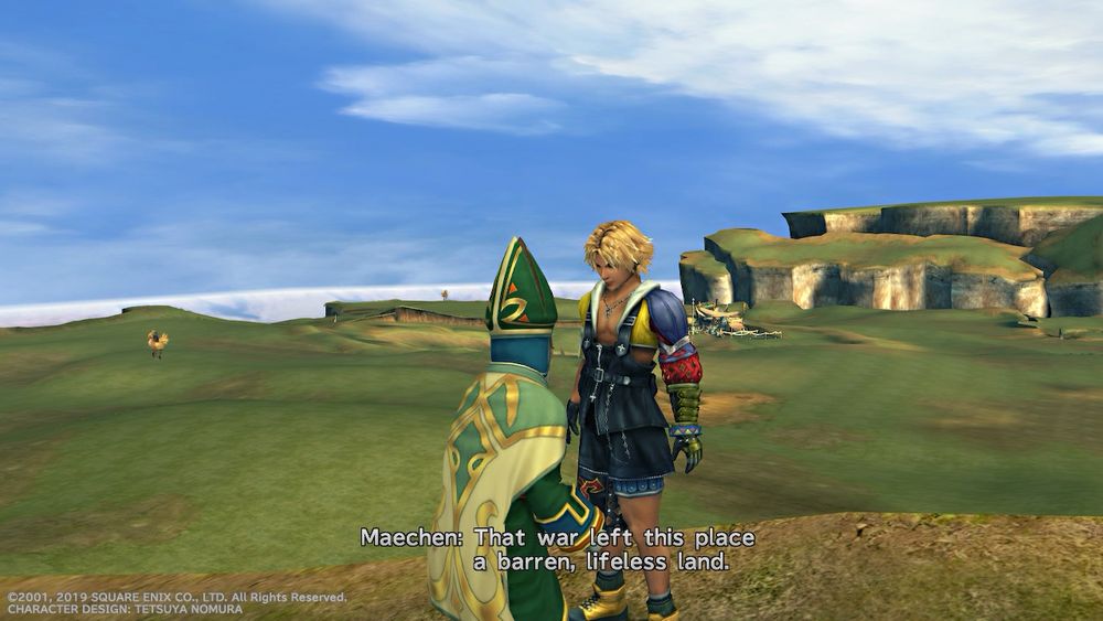 Matched tries to call the Calm Labds barren and lifeless - and there are Chocobo grazing the grassy plains as far as the eye can see