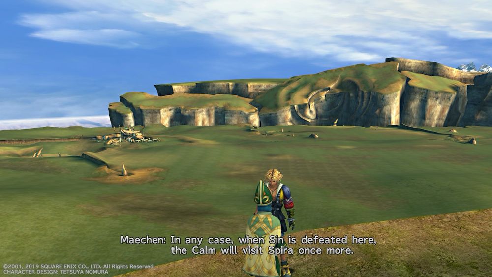 The Calm Lsnds are the officially designated battleground for the final showdown with Sin. Those poor Chocobos!