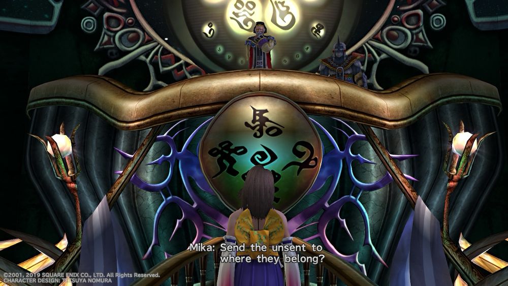 Maester Mika tells Yuna she shouldn't Send Seymour to the Farplane...