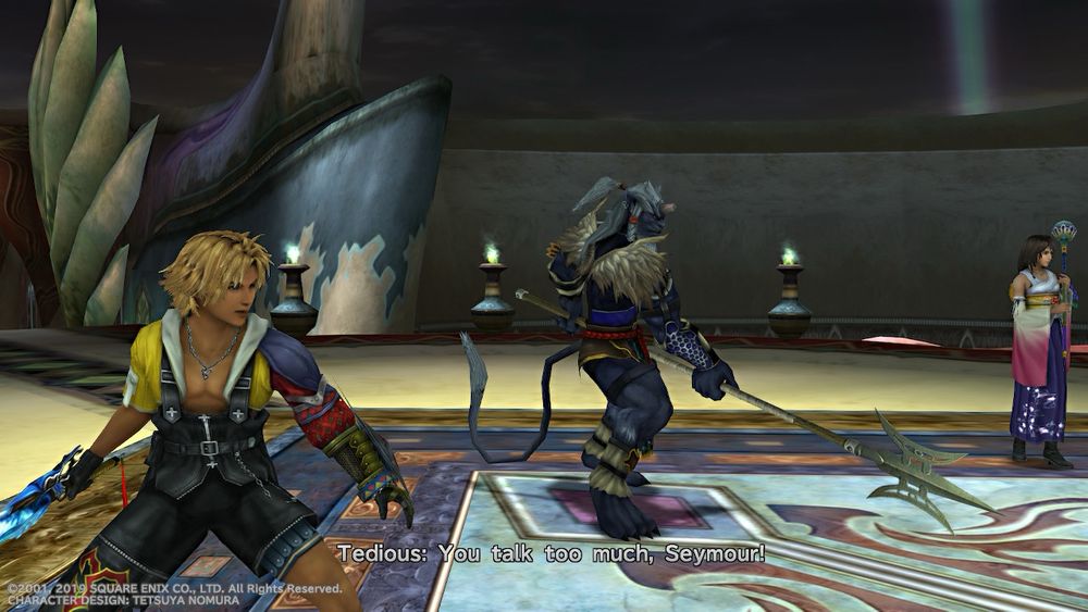 Tedious tells him to STFU. Tedious isn't all bad.