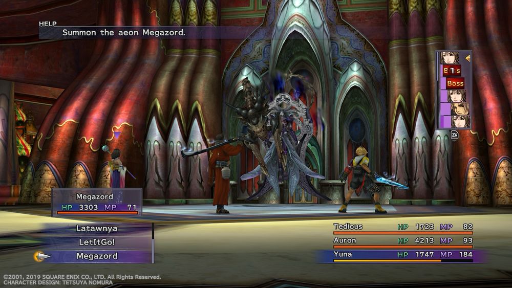 Yeah, we're just going to summon Megazord and Megaflare Seymour to Hell.