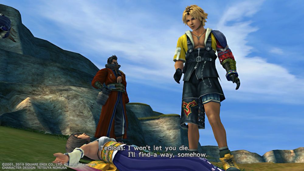 Tedious promises he'll figure out a way for Yuna to banish Sin without having to be killed by her final summoning. Will he succeed? 

Idunno?