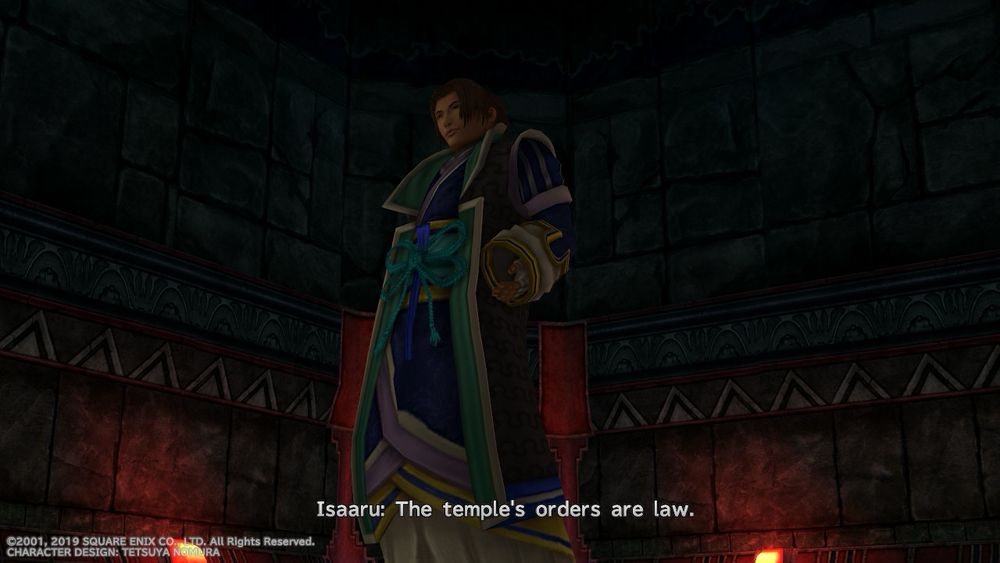 Summoner Issaru has been ordered to execute Yuna