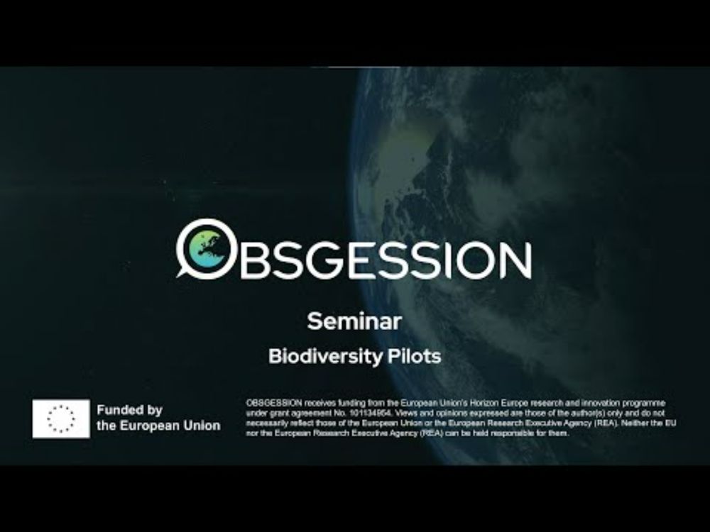 Biodiversity pilots: OBSGESSION Seminar