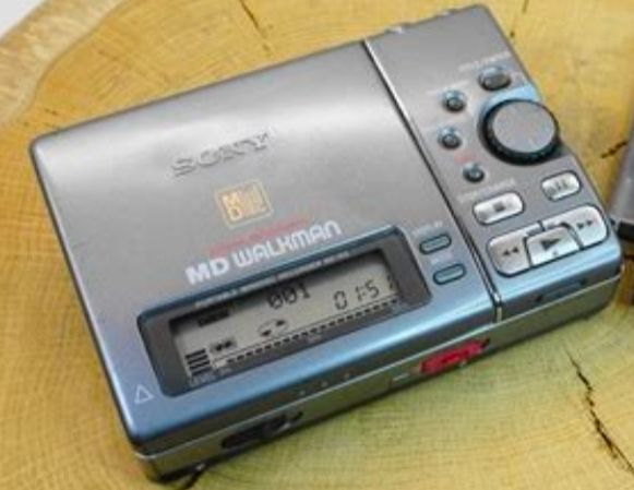 foto von minidisc walkman