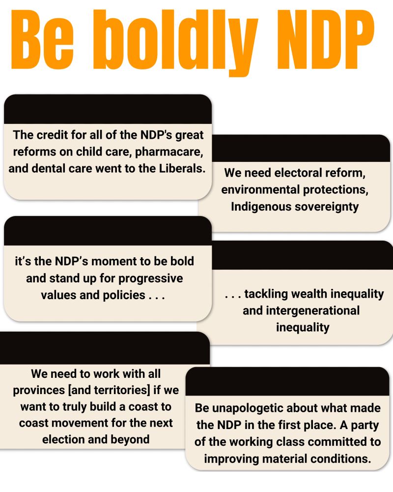 Be boldly NDP