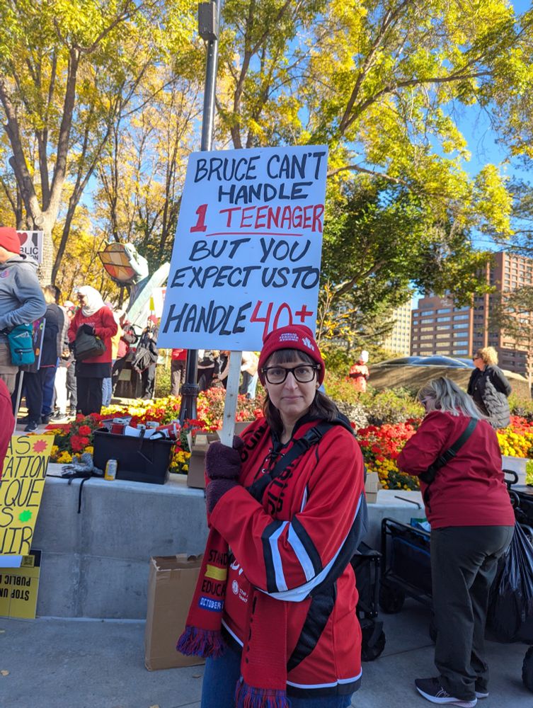 Teachers protest