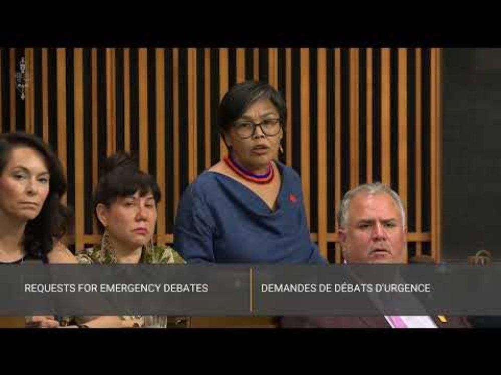 Emergency Debate Request   Jordan's Principle   May 28 2025