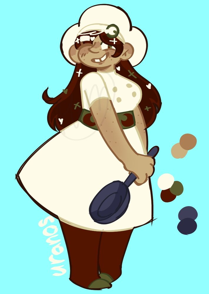 Uranos is the proud owner of "All You Can Eat" and a sister to the great captain.